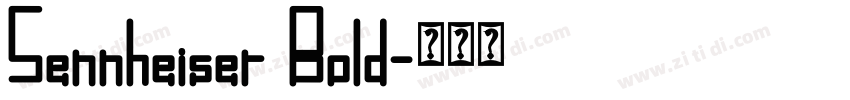 Sennheiser Bold字体转换 Sennheiser Bold字体转换